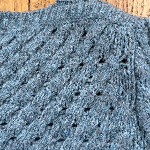 Rebecca Taylor Blue Sweater size Large - Picture 5 of 5